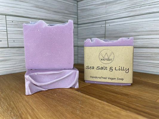 Sea Salt & Lilly Vegan Bar Soap